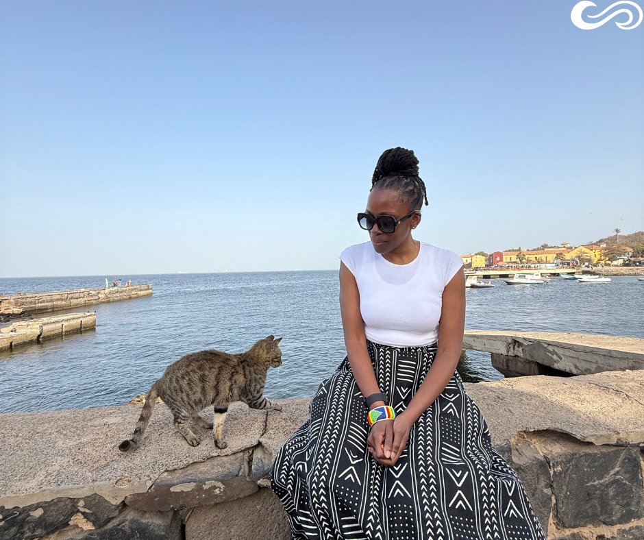 Me in Senegal, the place I'm moving to
